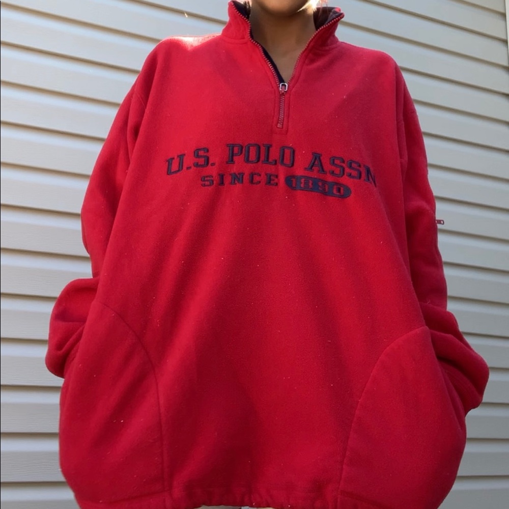 Polo oversized zip up